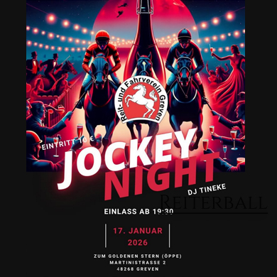 Einladung zur Jockeynight